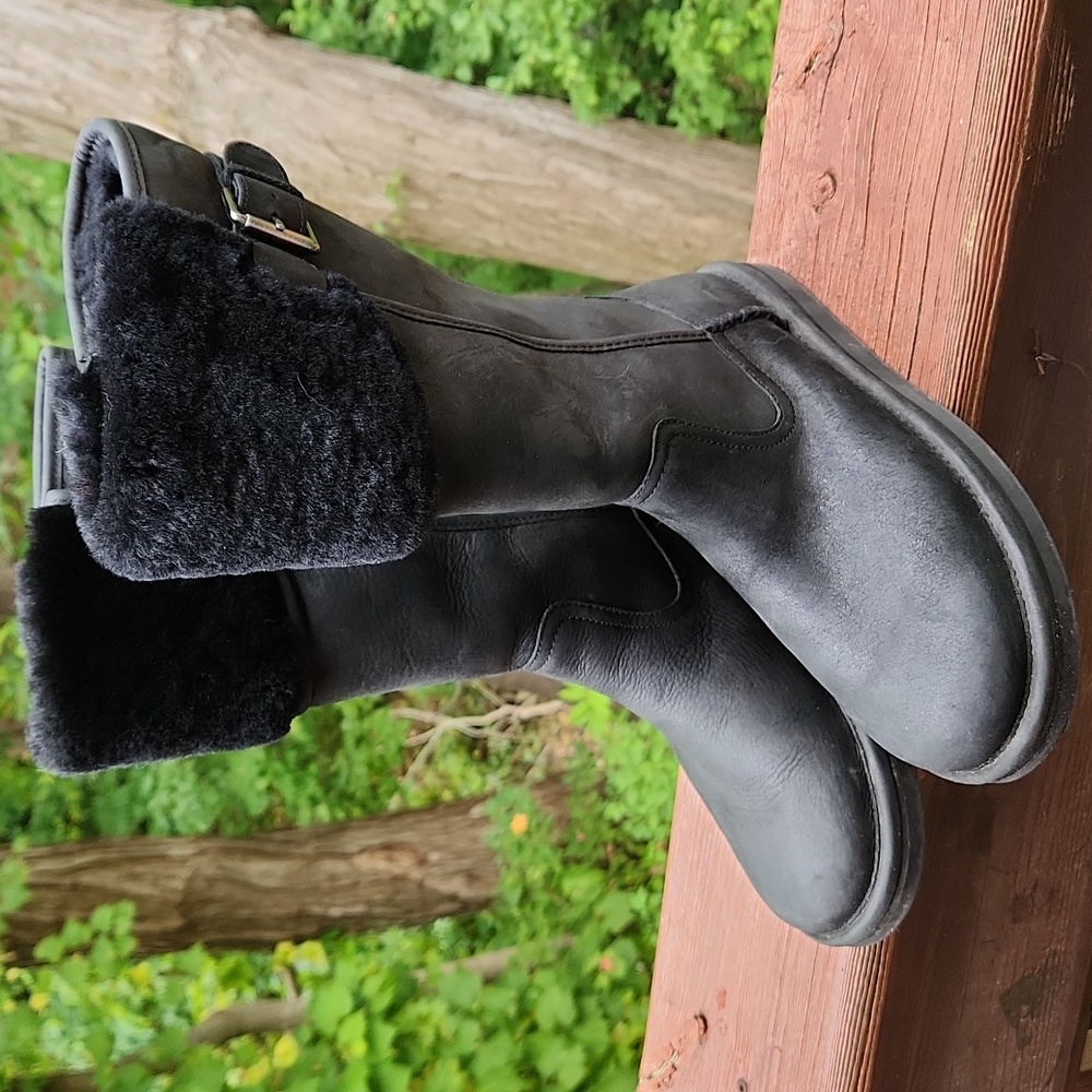 UGG Black Winter & Rain Boots